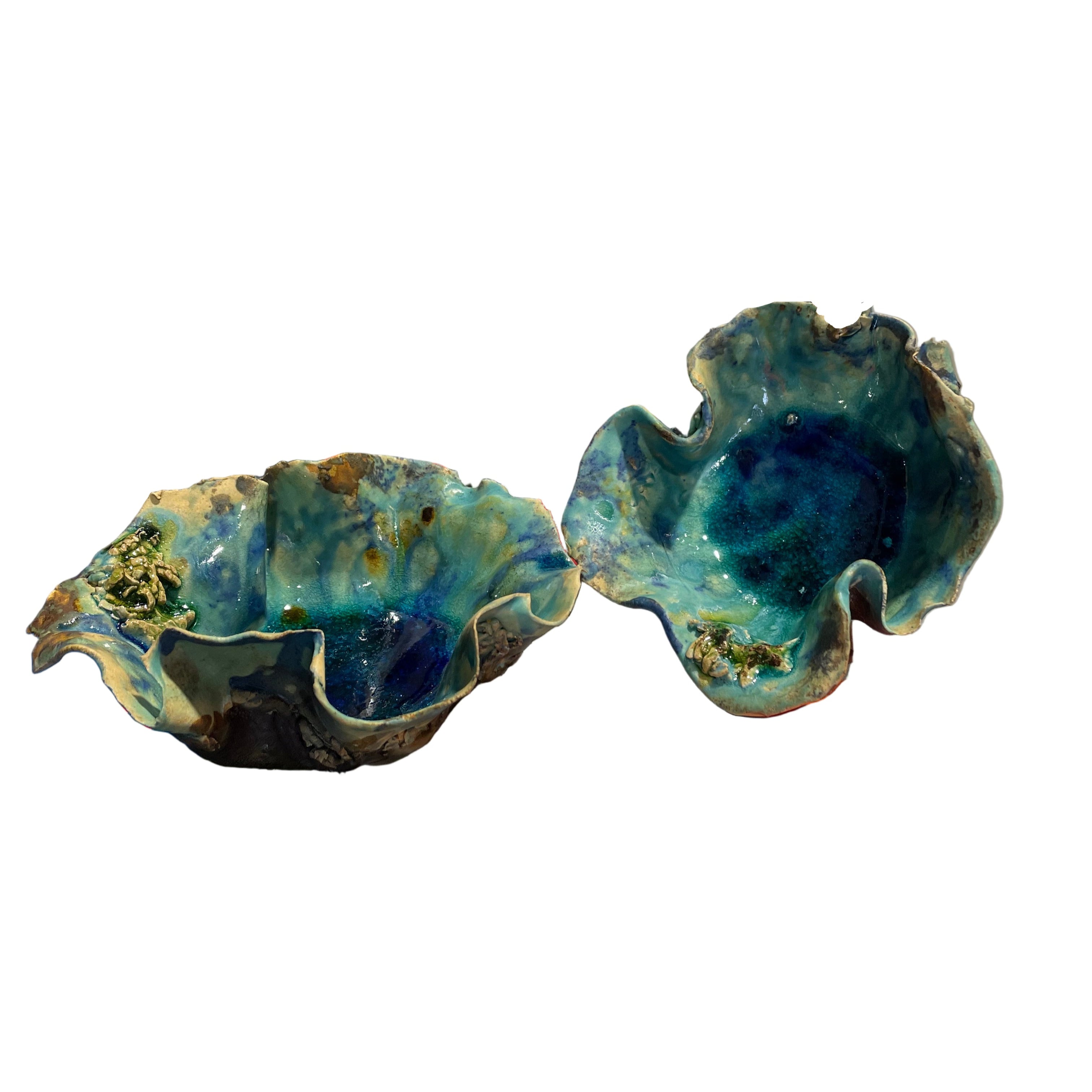 Ceramic bowls - From Mountains through Lake to Ocean