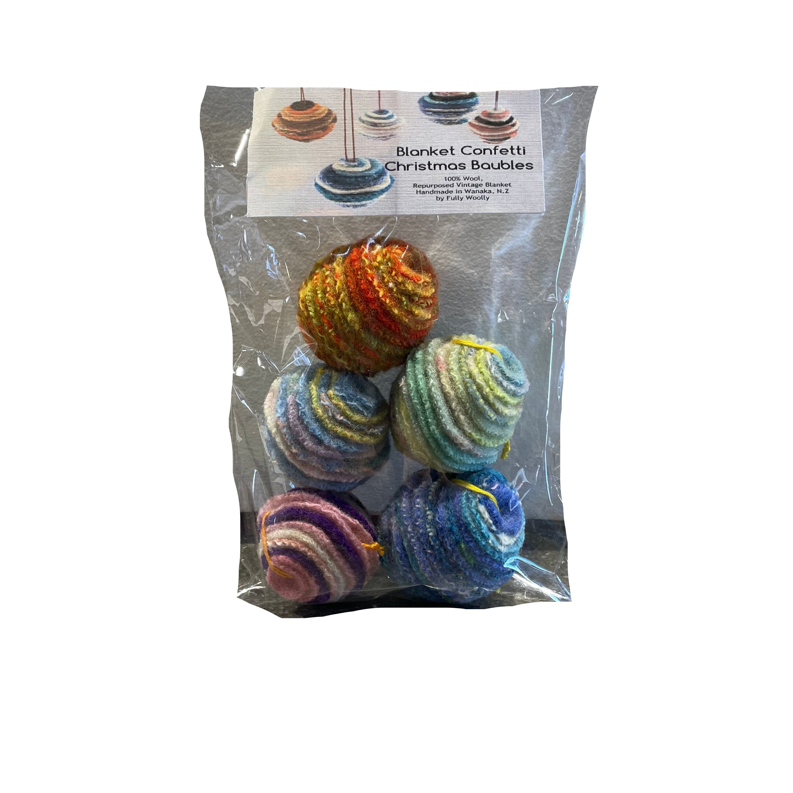 Blanket Confetti Baubles 5 Pack