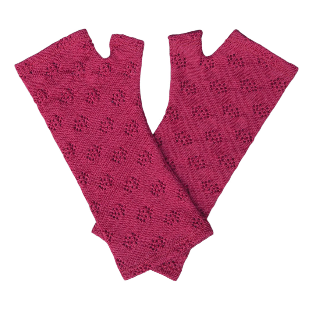 Textured  Fingerless Gloves
