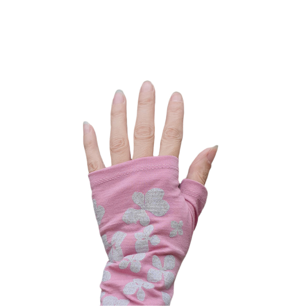 Printed Fingerless gloves