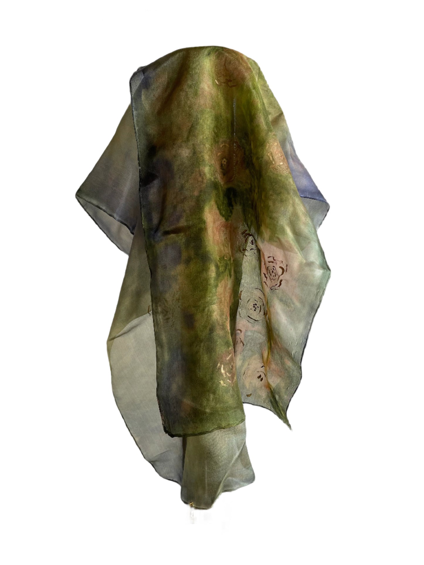 Hand Dyed Silk Scarves