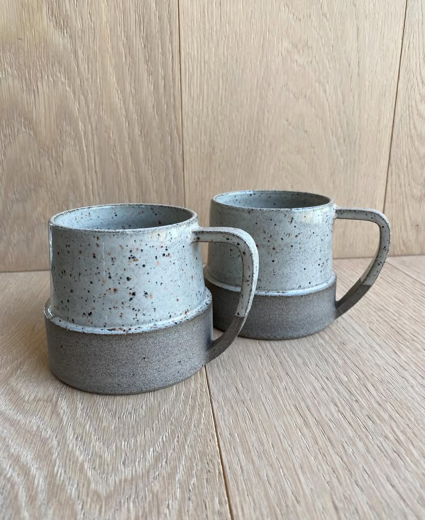 Speckled Ceramic Cup with Base - Cathy Ellegard