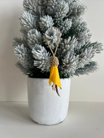 Kowhai Christmas Decoration