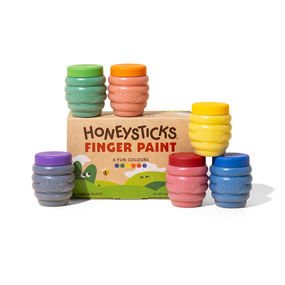 Honeysticks Finger Paint 6pk