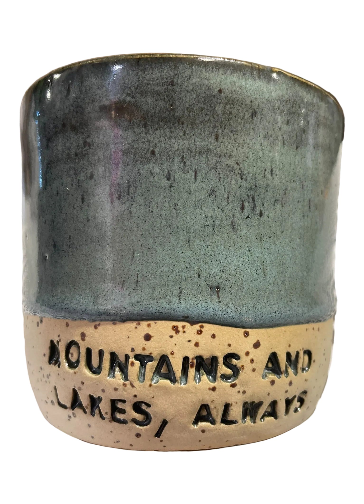 Mountains and Lakes Always Ceramic Tumbler