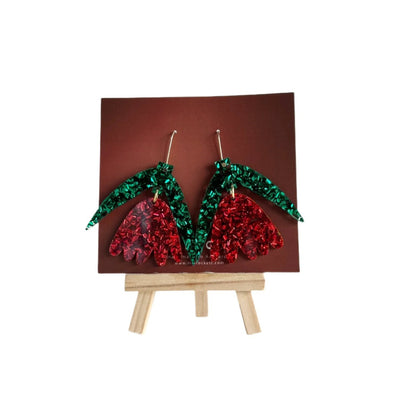 Christmas Pohutakawa Earrings