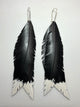 Double Feather Earrings