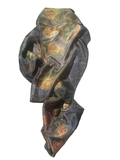 Hand Dyed Silk Scarves