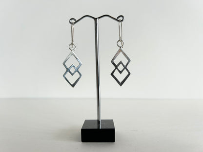 Pierced Diamond Earrings