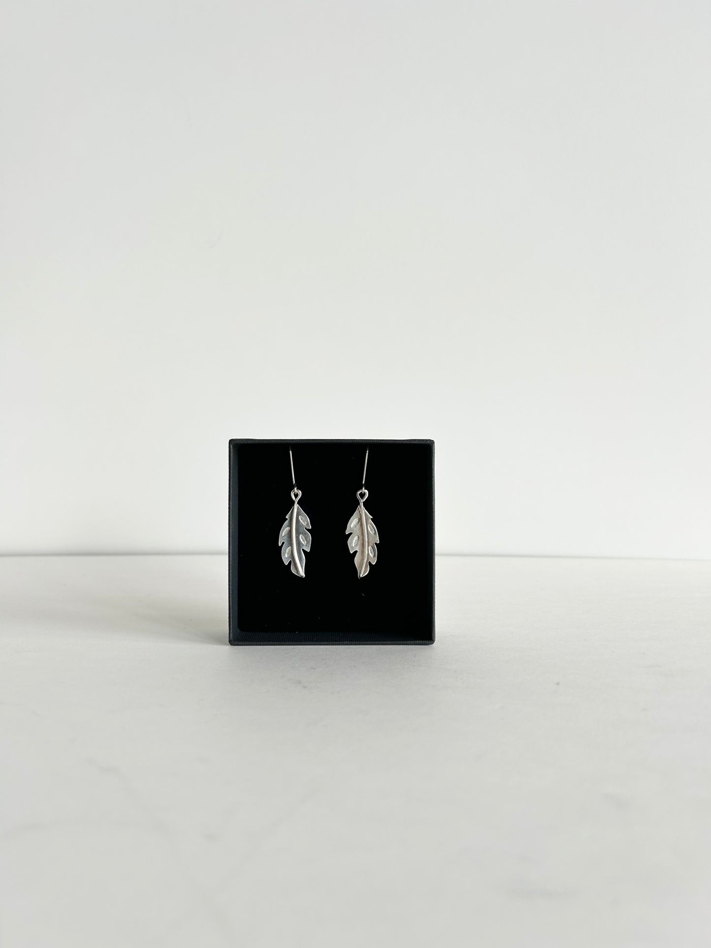 Short Leaf Earrings