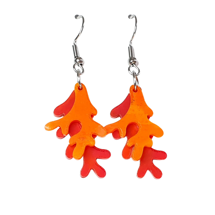 Coral Combo Earrings