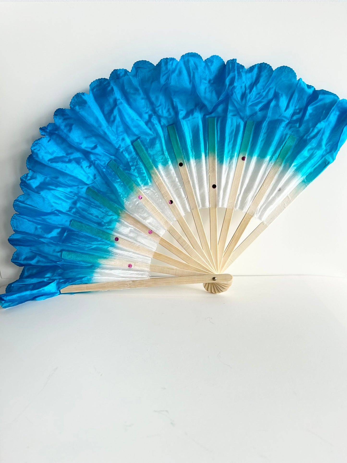 Blue Dancing Fan