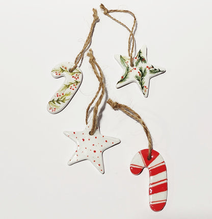 Ceramic Christmas decorations
