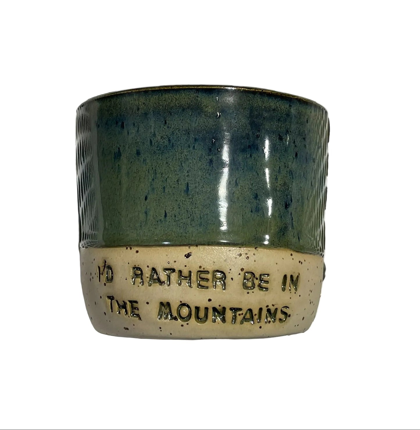 I'd Rather Be In The Mountains Ceramic Tumbler