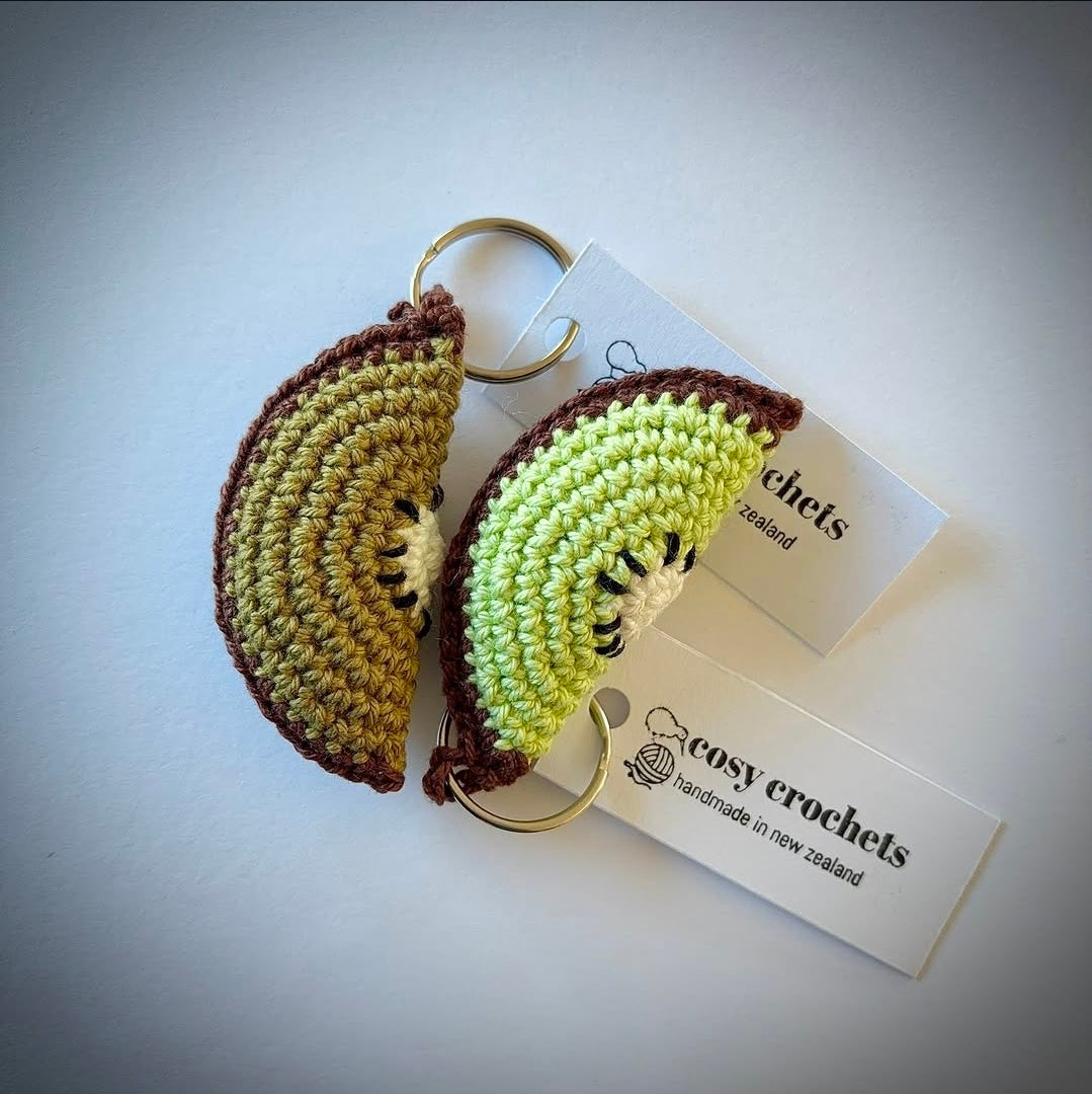 Crochet key rings