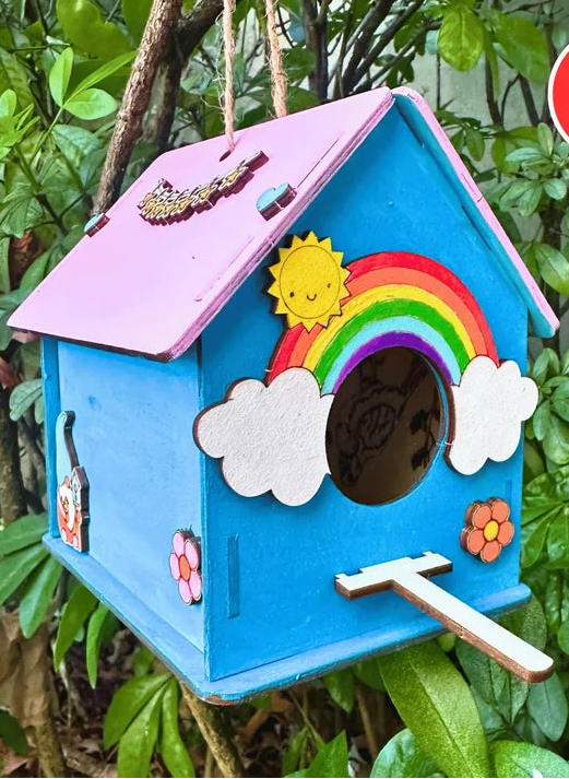 Rainbow Bird House